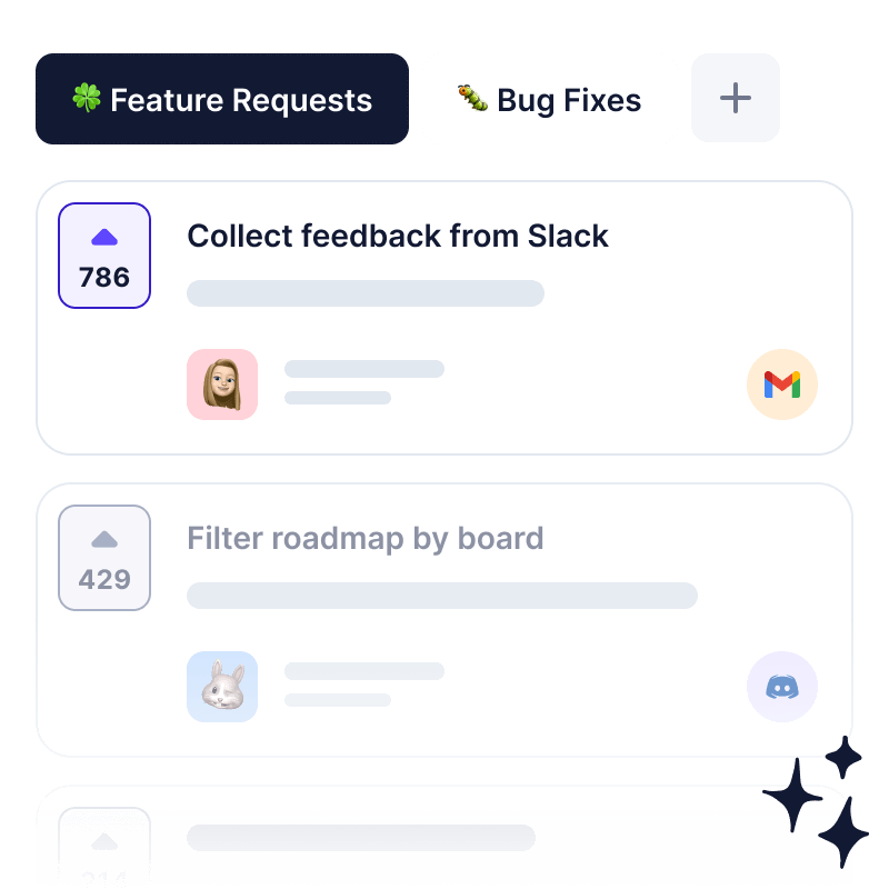 Collect feedback from different platforms